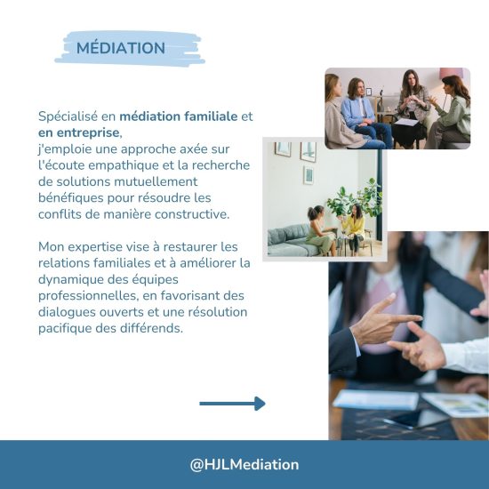 Venez découvrir les services proposés par HJLMediation